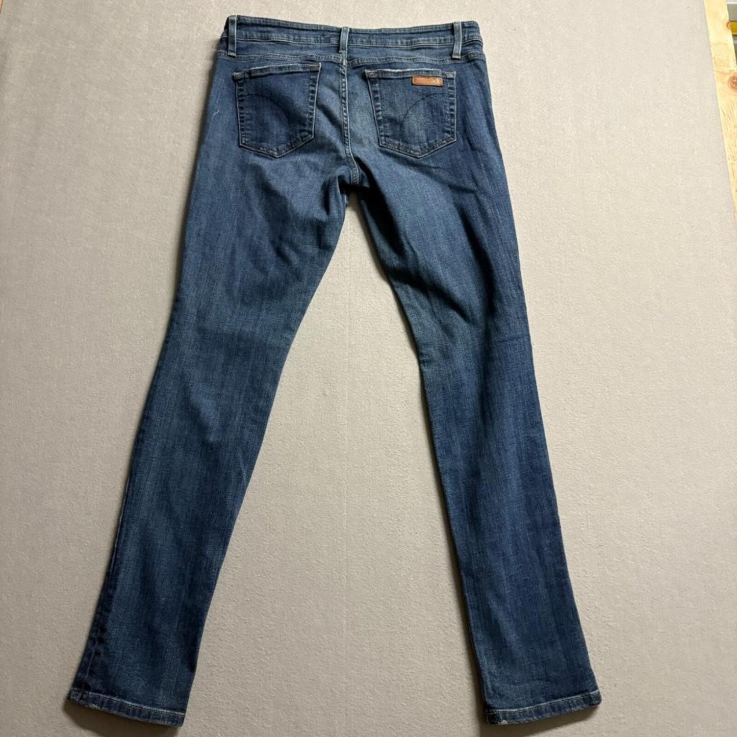 Joe's Jeans The Skinny Womens Size 31 Blue Denim Stretch Slim Leg Jeans