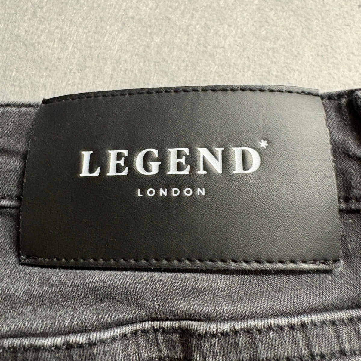 Legend London Women Skinny Jeans Size 34 Black Denim Lycra Stretch