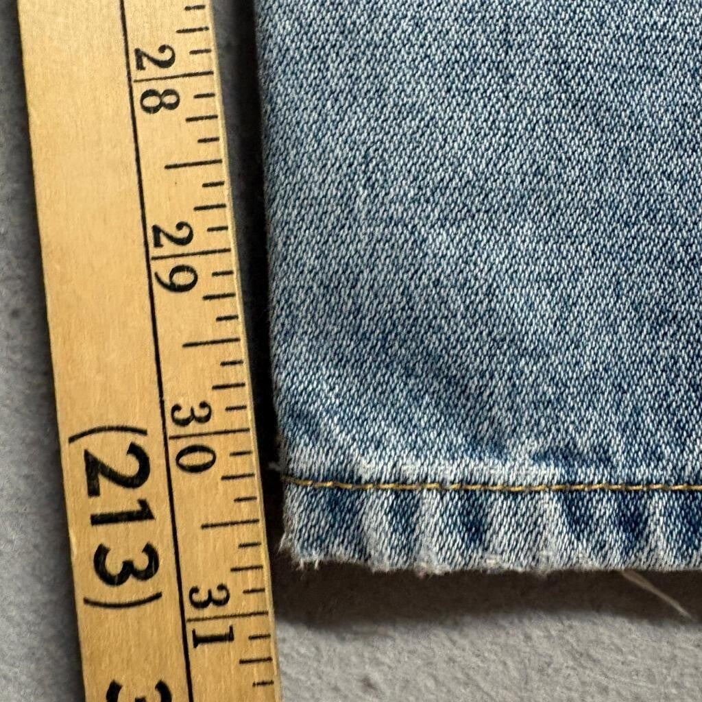 Vintage Split Skateboarding Jeans Mens 36 Blue Denim Baggy Skate Y2K 90s