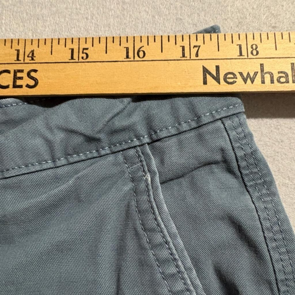 ONeill Mens Chino Shorts Size 36 Gray Green Stretch Standard Fit Cotton Blend