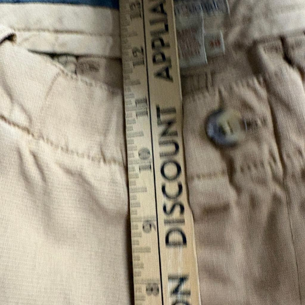 Carbon 2 Cobalt Mens 38 Chino Pants Khaki Tan Cotton Casual Straight Leg