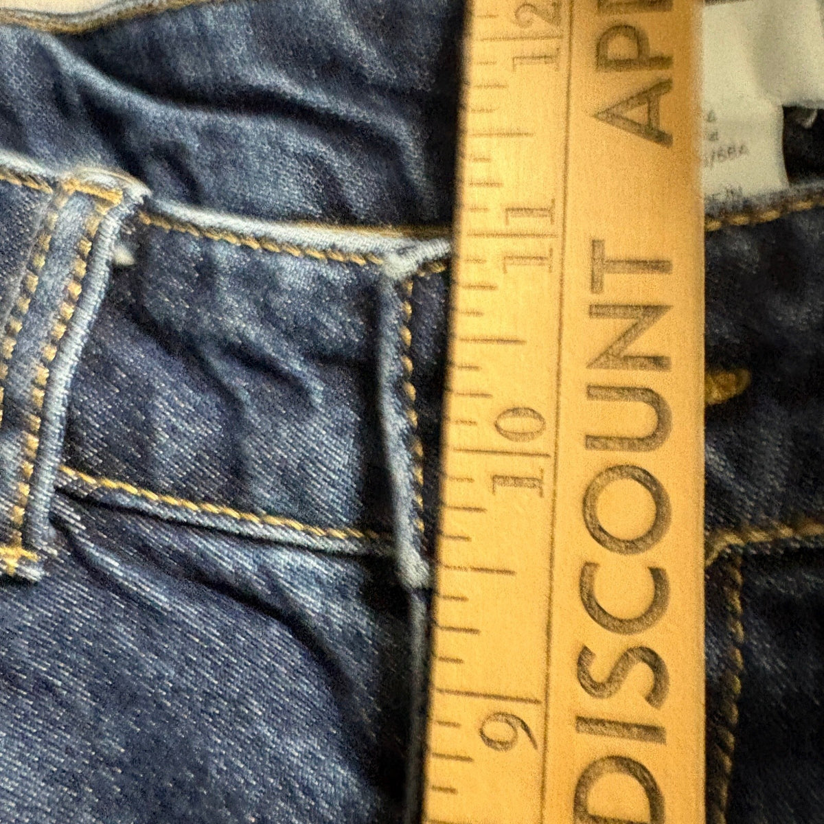 H&M Mauritz 1947 High Rise Flare Jeans Womens Size 4 Dark Wash Blue Denim