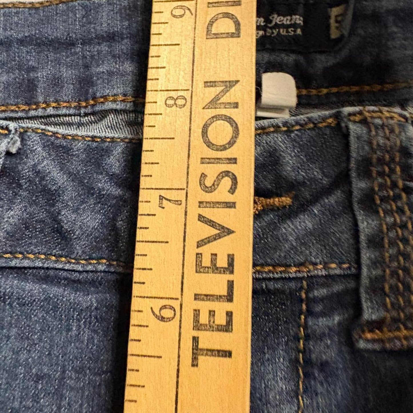I&M Jeans Womens Size 5 Blue Denim Skinny Stretch Low Rise Dark Wash