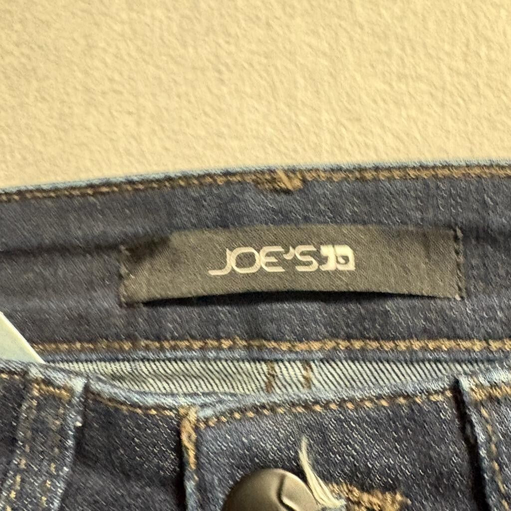 Joe's Jeans High Rise Skinny Ankle Womens 24 Dark Wash Blue Denim Stretch