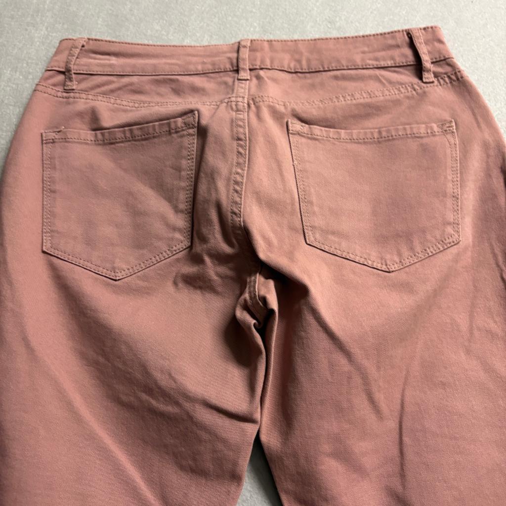 Miraclebody Jeans Womens 6 Faith Skinny Pants Dusty Rose Pink Stretch Cotton