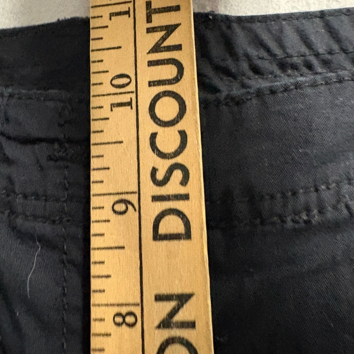 Style & Co Womens Cargo Pants Size 8 Black Capri Cropped Drawstring Hem Y2K