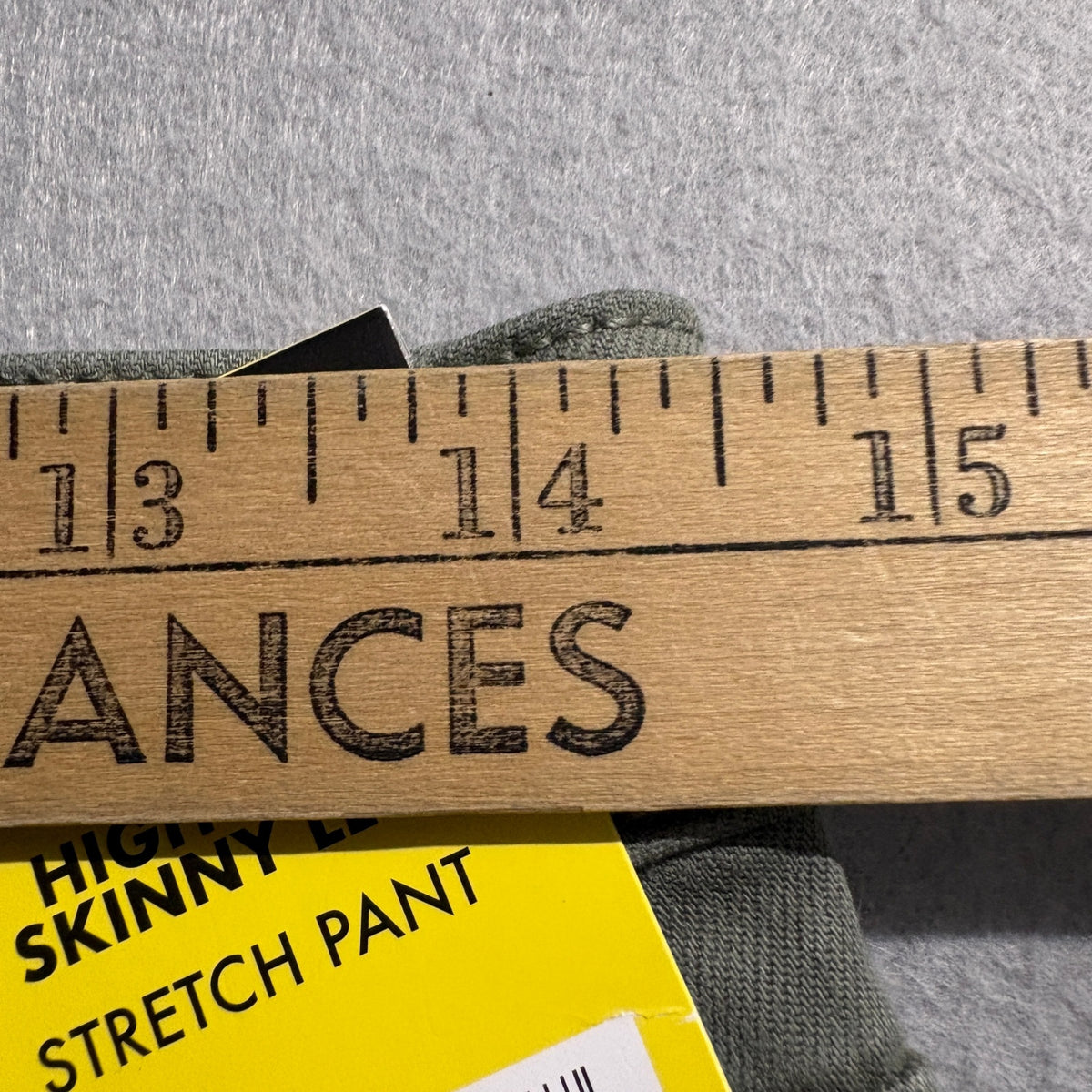 Buffalo David Bitton Hanna High Rise Skinny Leg Pants Size 6/28 Vintage Green