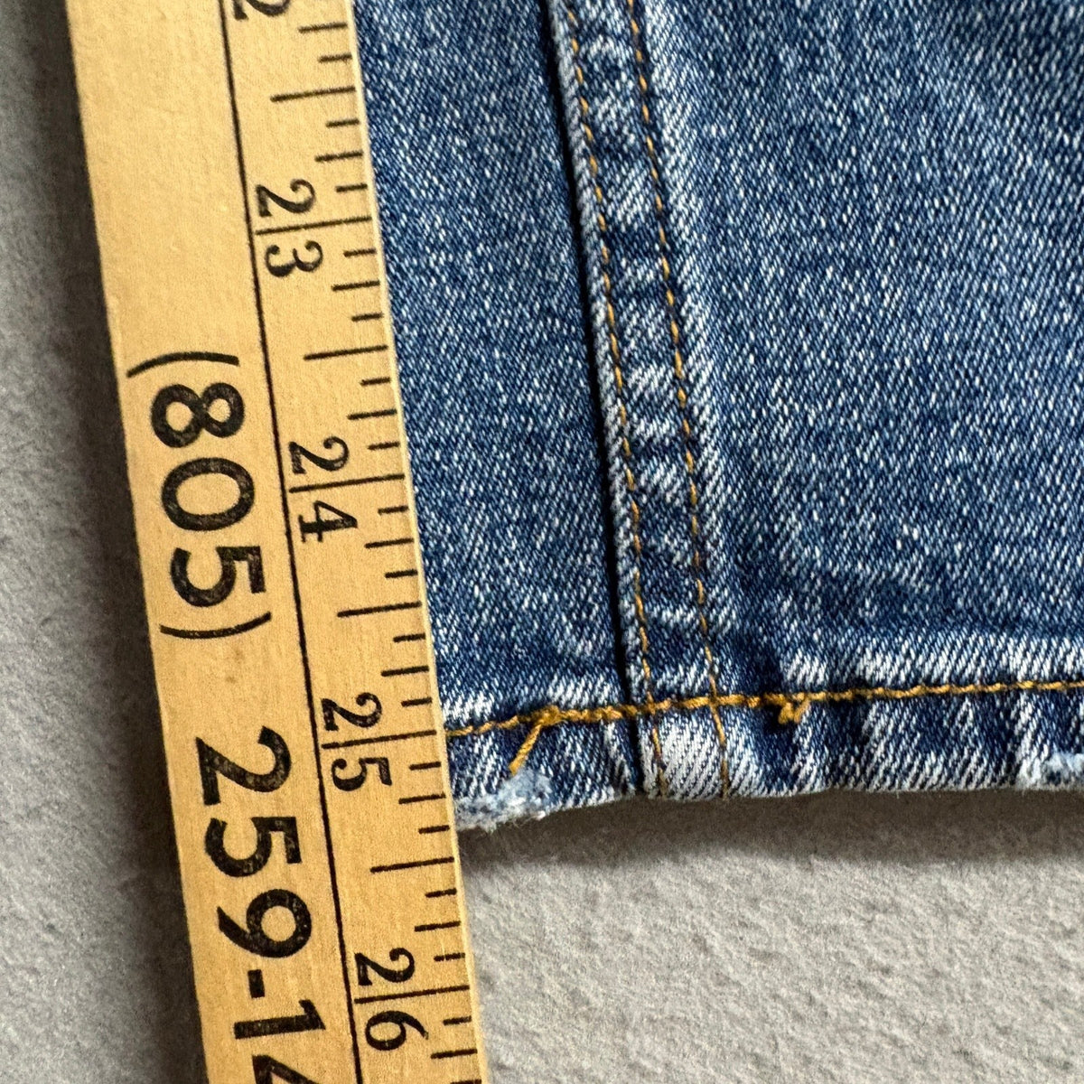 Abercrombie & Fitch Ultra High Rise Ankle Straight Jeans Womens 27 4R Blue Denim