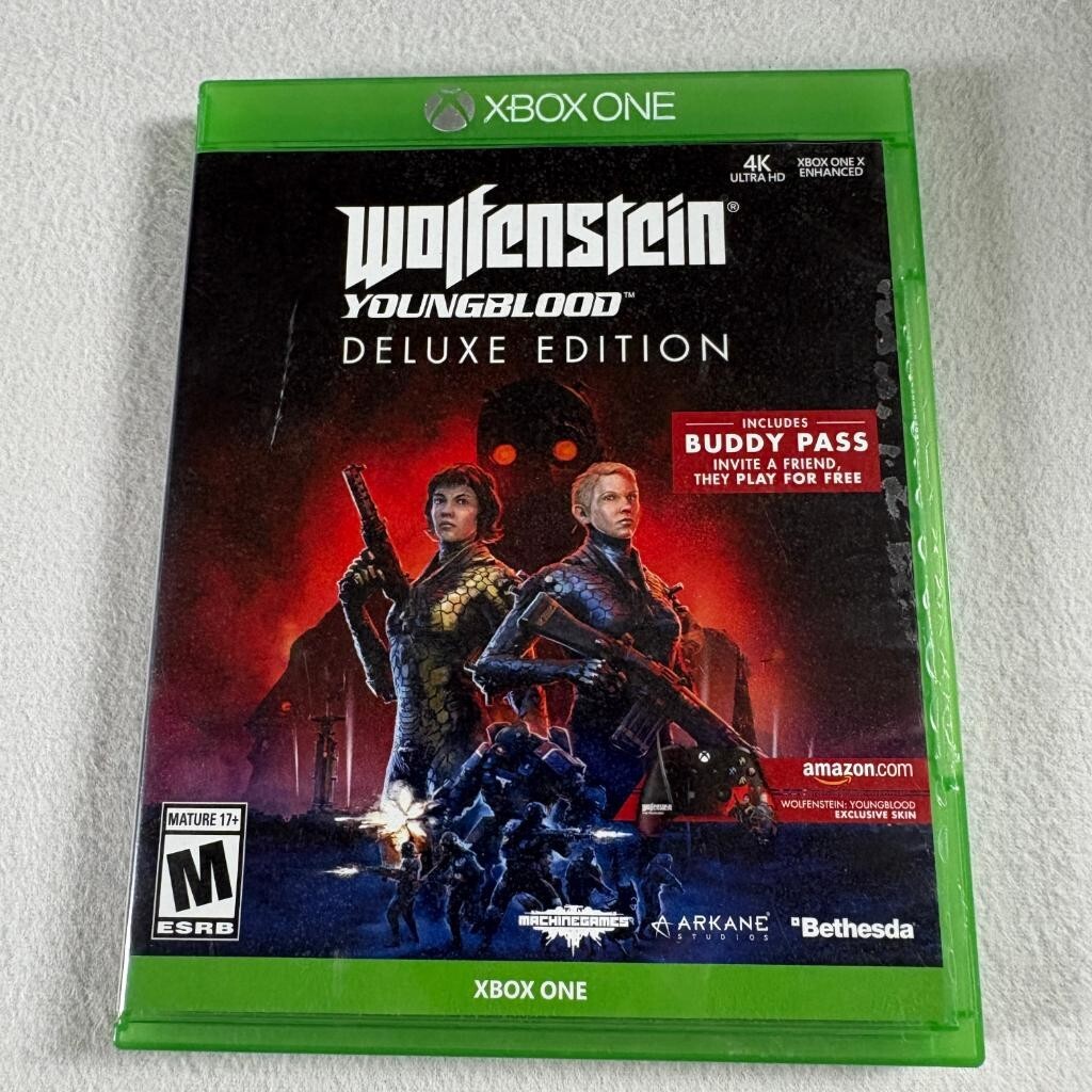 Wolfenstein Youngblood Deluxe Edition Xbox One Game with Case and Insert