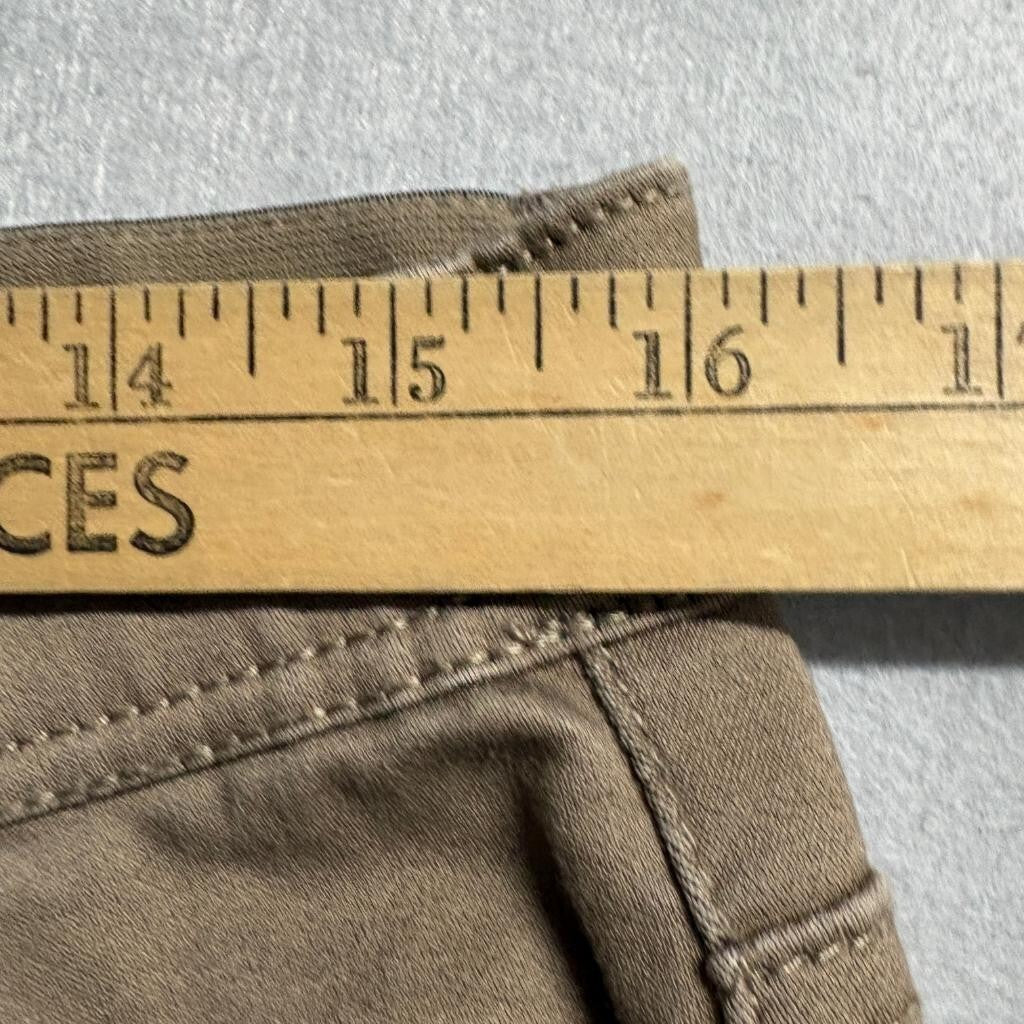 D&Co Denim and Co Womens Medium Brown Stretch Pull On Skinny Pants