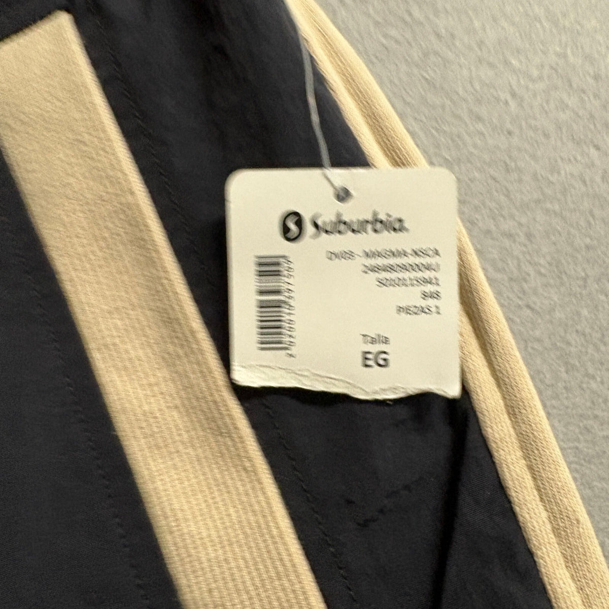 Non Stop Suburbia Cargo Jogger Pants Mens Extra Large XL Black Beige Colorblock