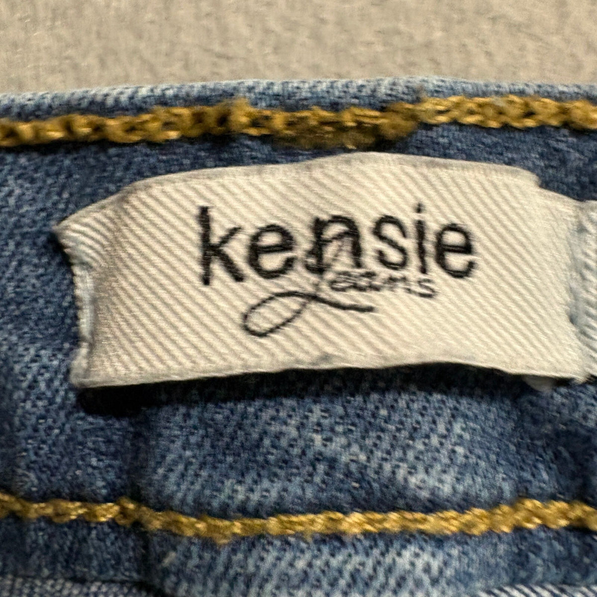 Kensie Jeans Womens 10/30 Blue Denim The Ultimate High Rise Skinny Fray Hem