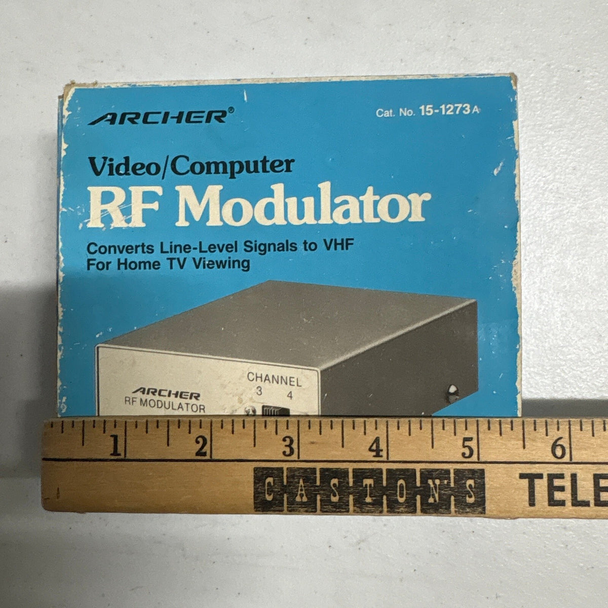 Archer Radio Shack RF Modulator 15-1273A Video Computer TV Signal Converter Box