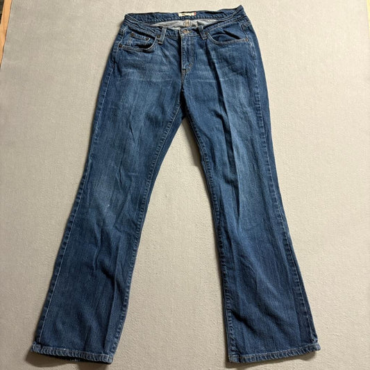 Levis Curvy Bootcut Jeans Womens 10 Medium Blue Denim Stretch Mid Rise Pants