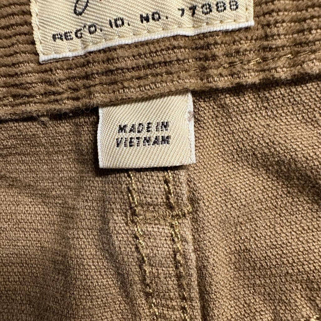 J.Crew 770 Straight Fit Corduroy Pants Mens 31x32 Brown Stretch Cotton Cord