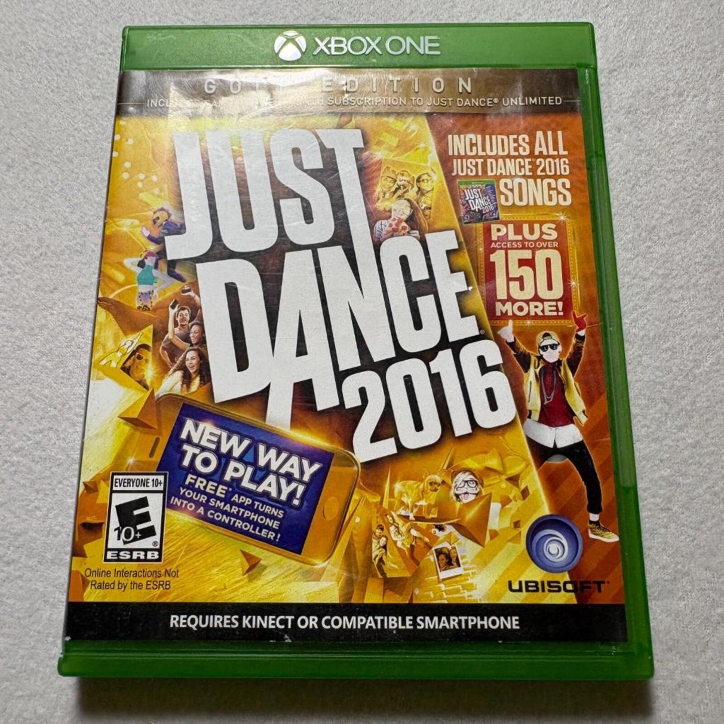 Just Dance 2016 Gold Edition Xbox One Game Disc Case Included Ubisoft