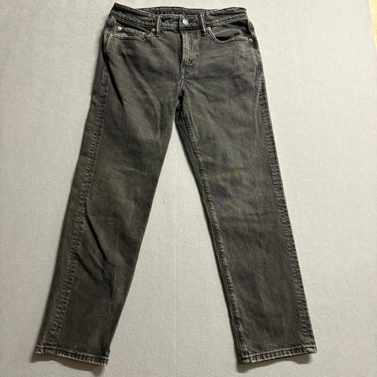 American Eagle Easyflex Jeans Mens 30x30 Gray Denim Straight Leg Stretch Pants