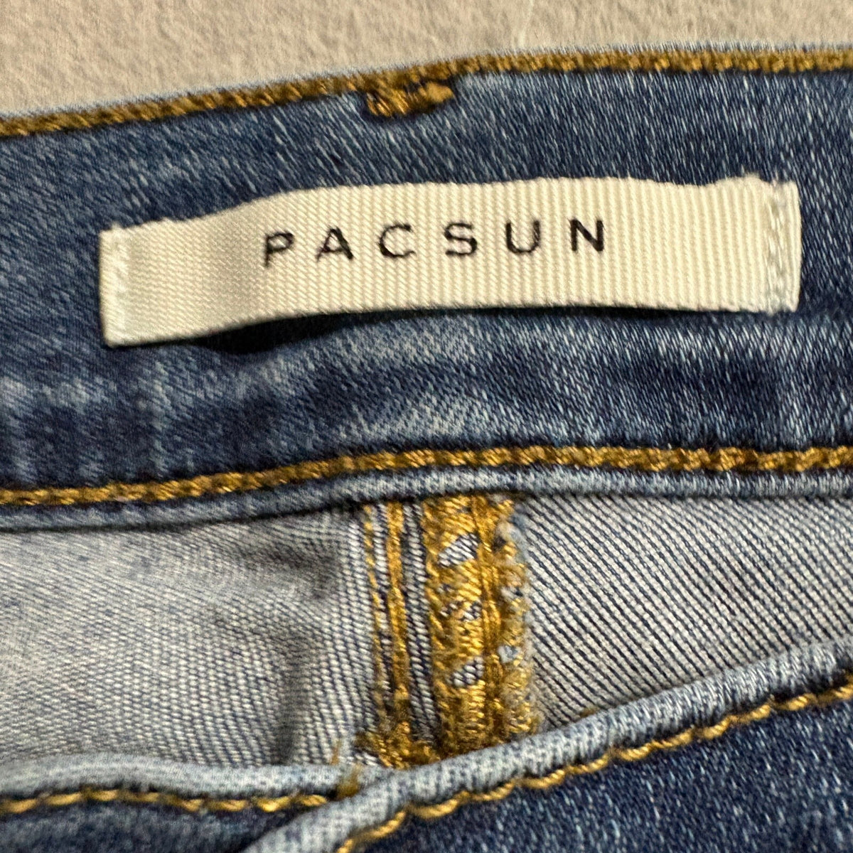 PacSun High Rise Skinny Jeans Womens Size 30 Medium Wash Distressed Ripped Denim