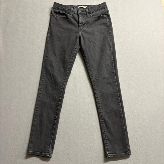 Levis 311 Shaping Skinny Jeans Womens 29 Gray Denim Stretch Pants W29 L30