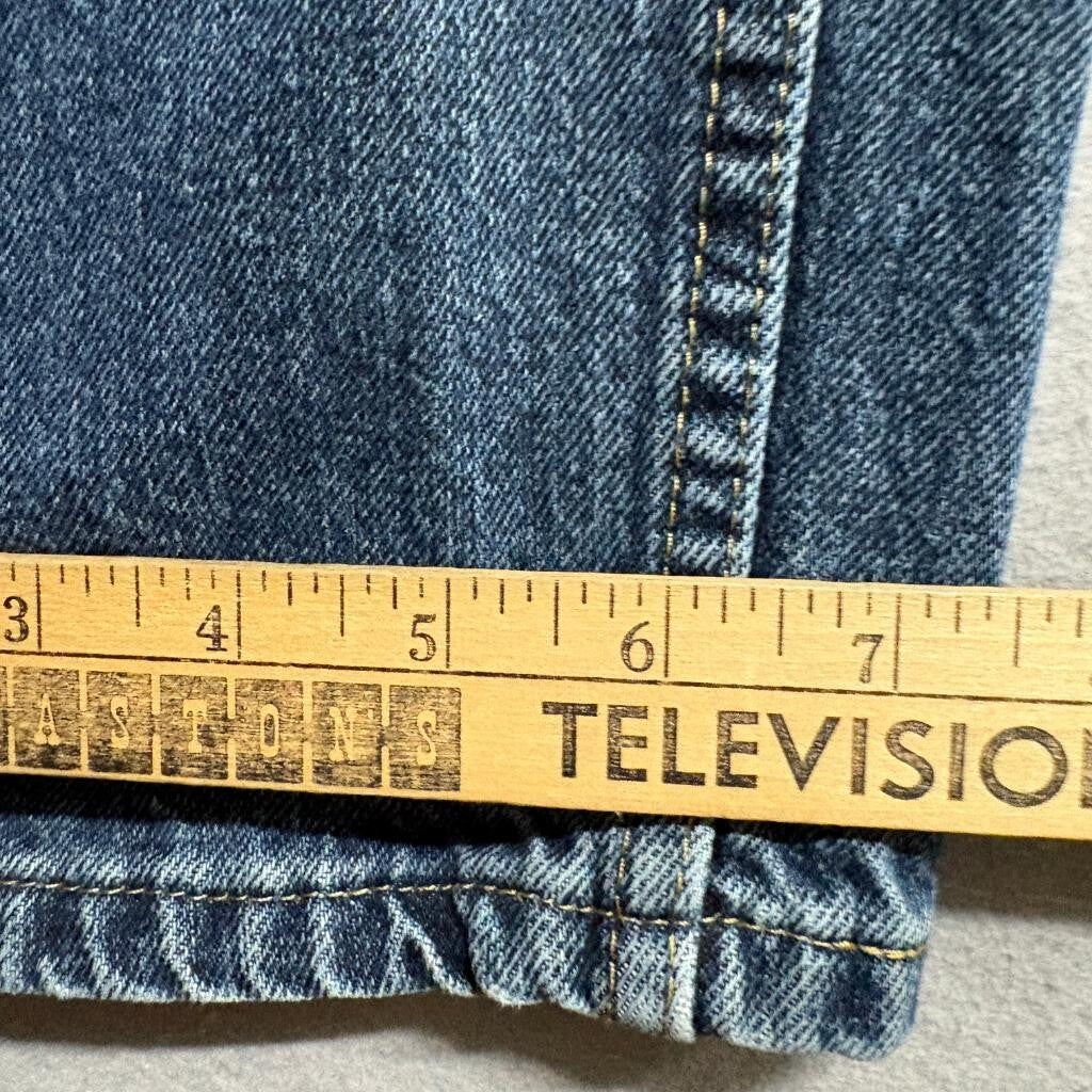 Wrangler Authentics Mens Jeans 28x30 Blue Denim Straight Leg 100% Cotton