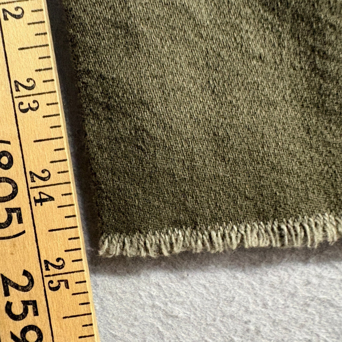 S.O.N.G. Carpenter Jeans Womens 00/23 Olive Green High Rise Raw Hem Wide Leg