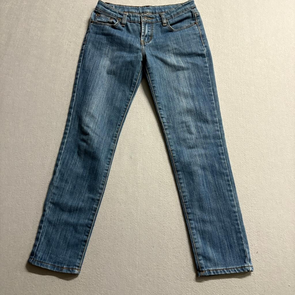 Levi's 501 Women's Blue Denim Jeans W28 L32 Straight Leg 100% Cotton Made in USA
