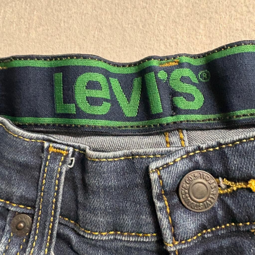 Levi's 511 Slim Jeans Boys Size 18 Reg Blue Denim Adjustable Waist 29x31
