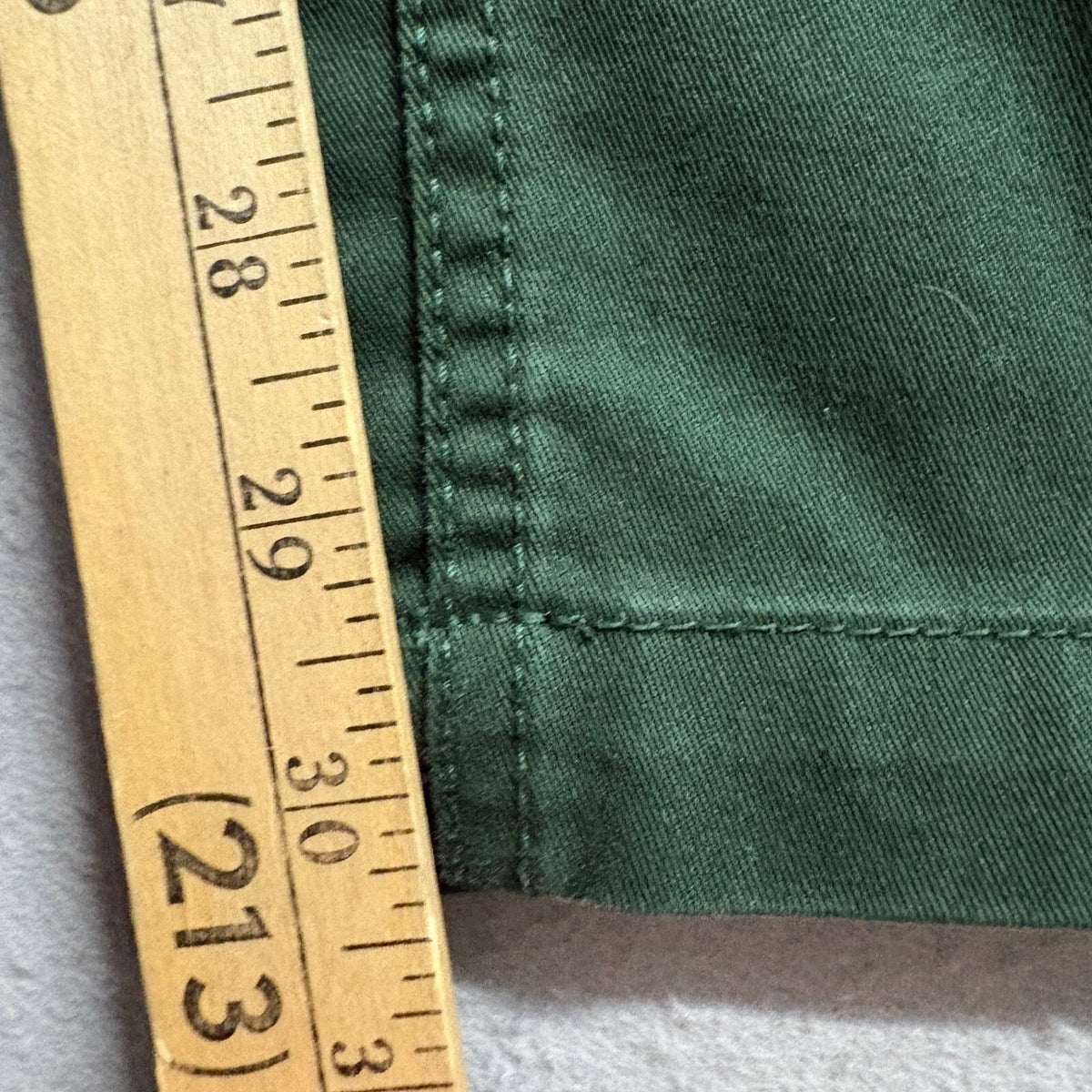 Vans Authentic Chino Slim Fit Pants Mens 30 Green Stretch Skate Casual Trousers