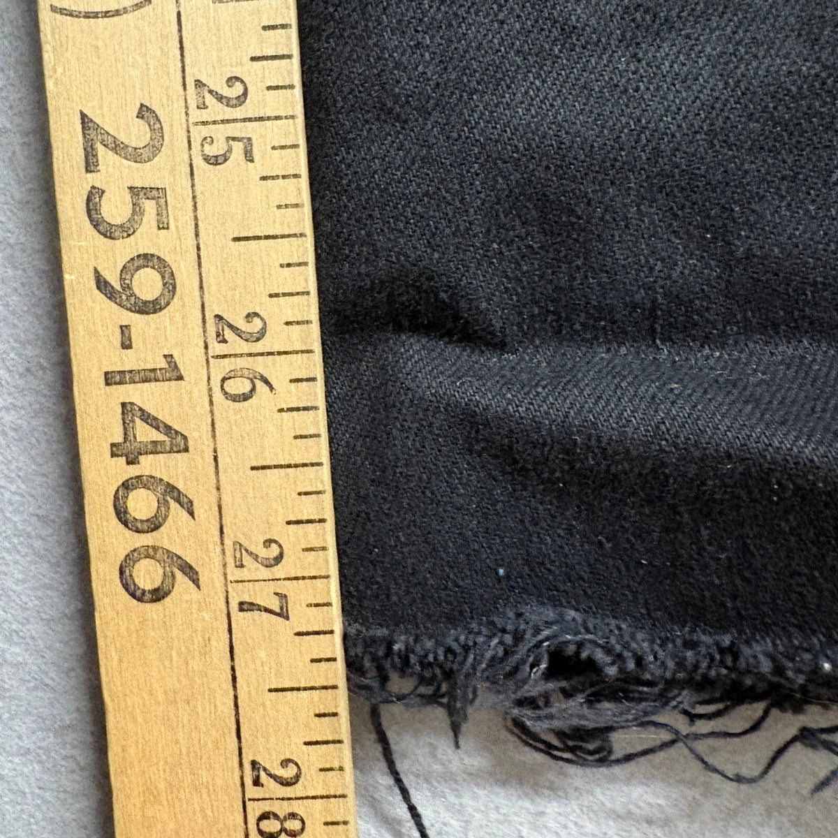 Zara Woman The Marine Straight Jeans Womens 8 Black High Rise Raw Hem Stretch