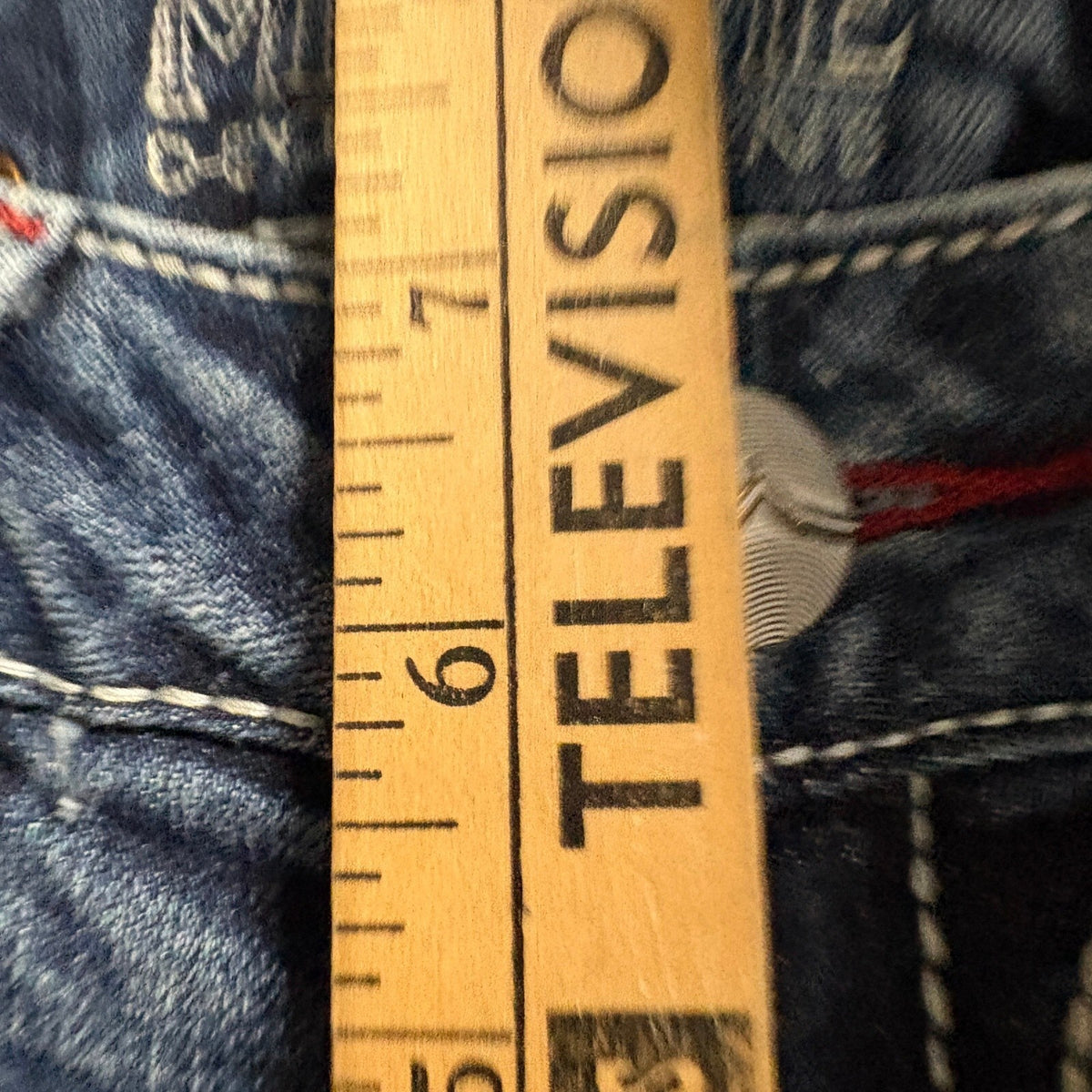 Miss Me Bootcut Jeans Womens 27 Blue Denim Embellished Stars Rhinestones JD1067B