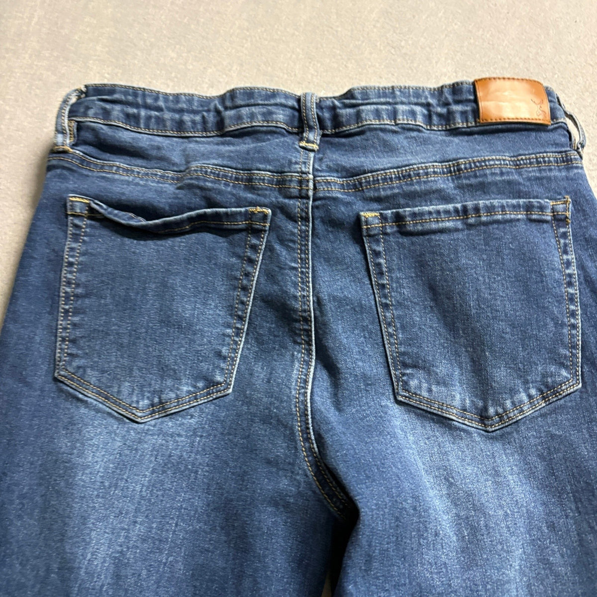 Resfeber New York Collection Womens Distressed Skinny Jeans Size 10 Blue Stretch - Photo 13