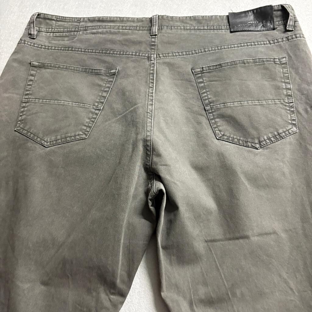 English Laundry Mens Pants 36x32 Gray Cotton Blend Stretch Straight Leg Chino