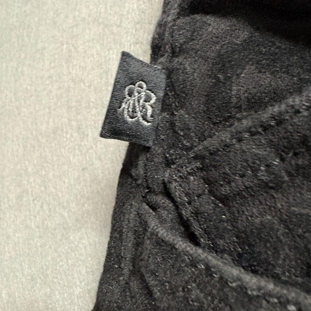Rock & Republic Kashemiere Jeans Womens 14M Black Gray Leopard Print Skinny