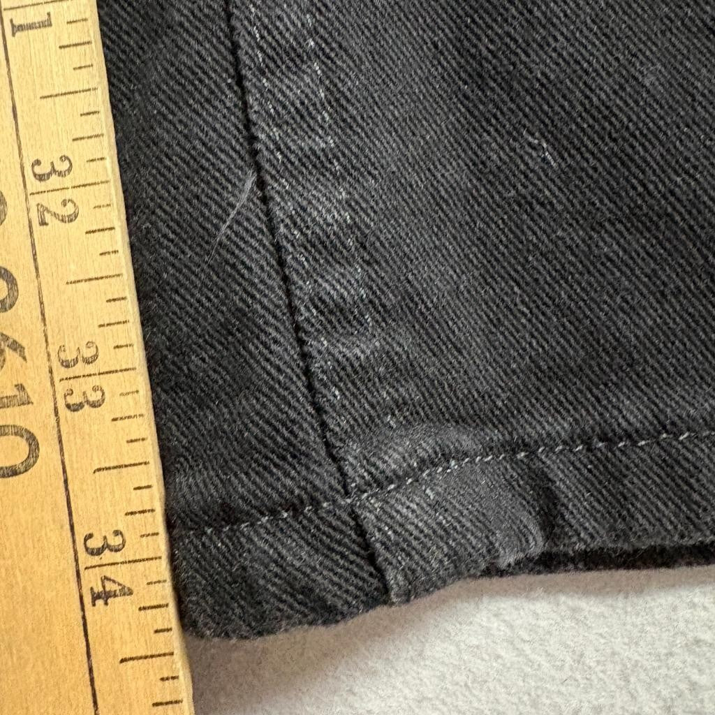 Wrangler Q-Baby Jeans Womens 19/20x34 Black No Gap Waistband Bootcut Stretch