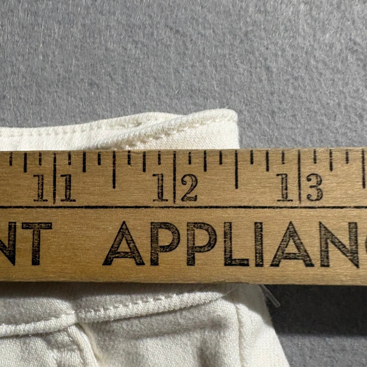 Everlane Wide Leg Crop Pants Jeans Womens Size 00 Off White Cream Stretch High