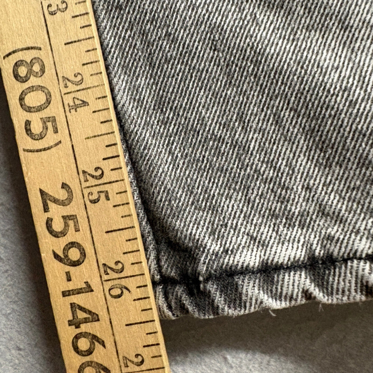 Vintage Palmetto's Acid Wash Jeans Womens Size 9 High Waist Tapered Leg Gray 80s