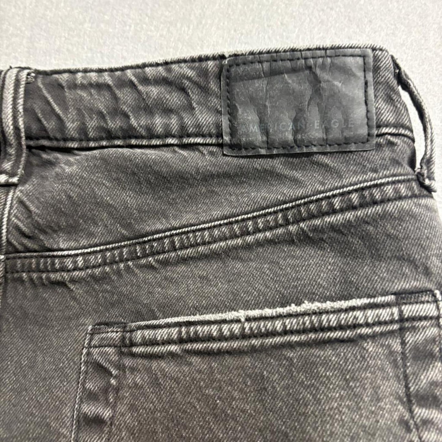 American Eagle Easyflex Jeans Mens 30x30 Gray Denim Straight Leg Stretch Pants