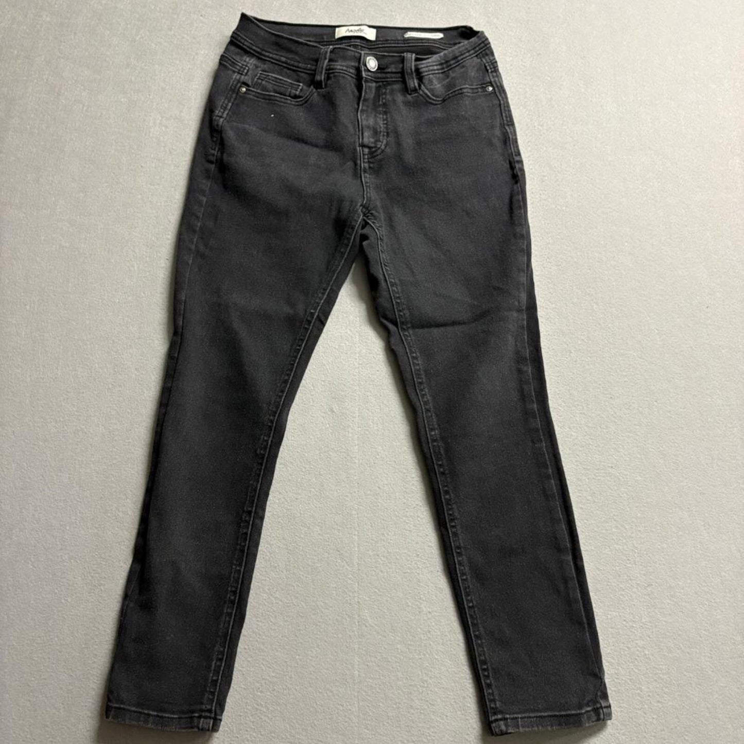Angels Forever Young Jeans Womens Size 6 Black Denim Forever Convertible Skinny