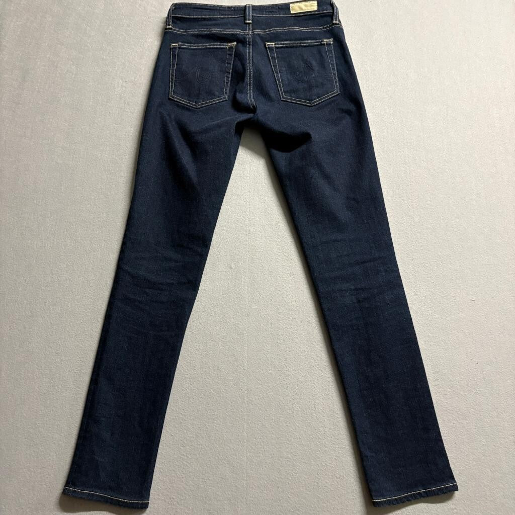 AG Adriano Goldschmied B-Type 02 Cigarette Jeans Womens 27x29 Dark Wash Stretch