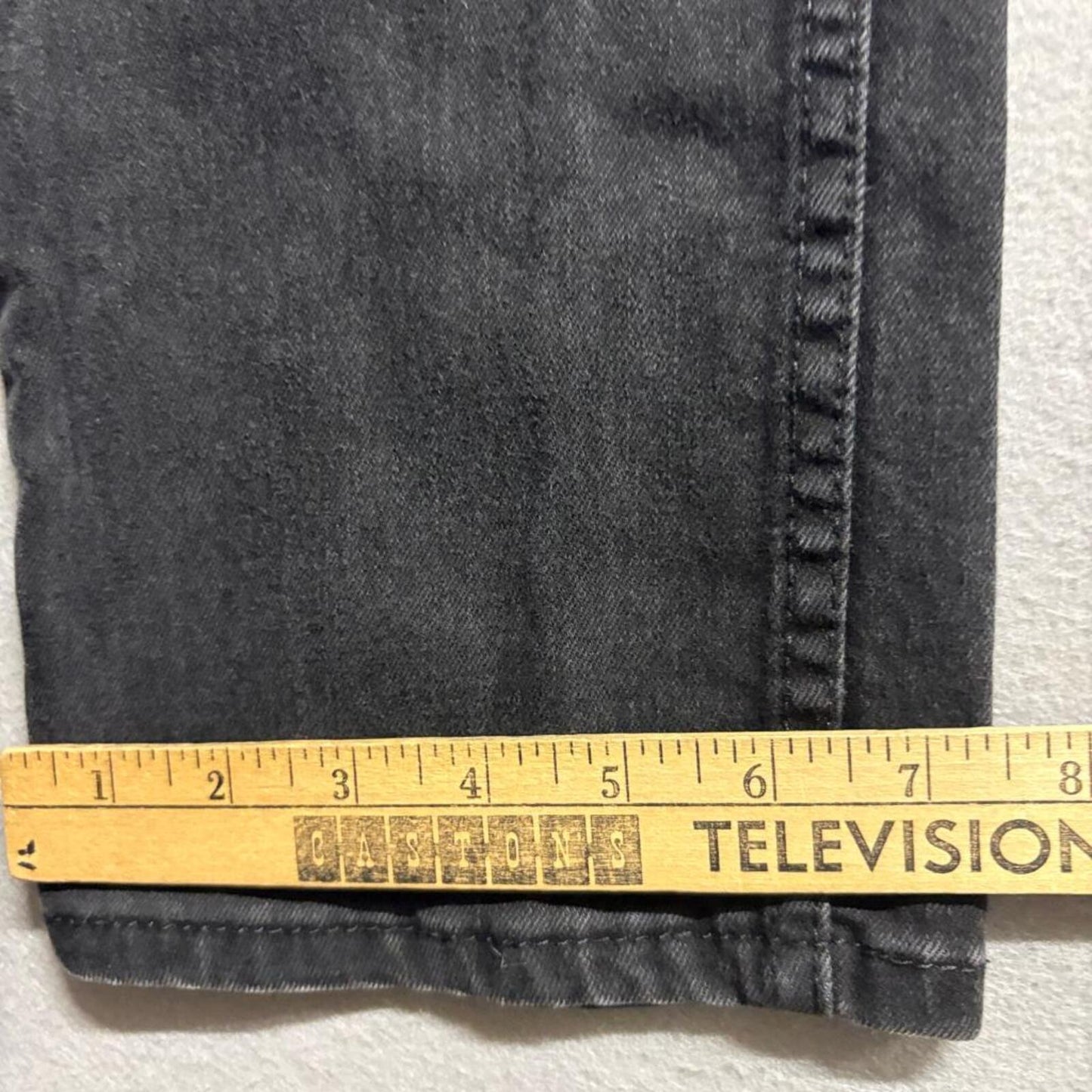 Levi's 514 Straight Fit Jeans Mens 30x30 Black Denim Waterless