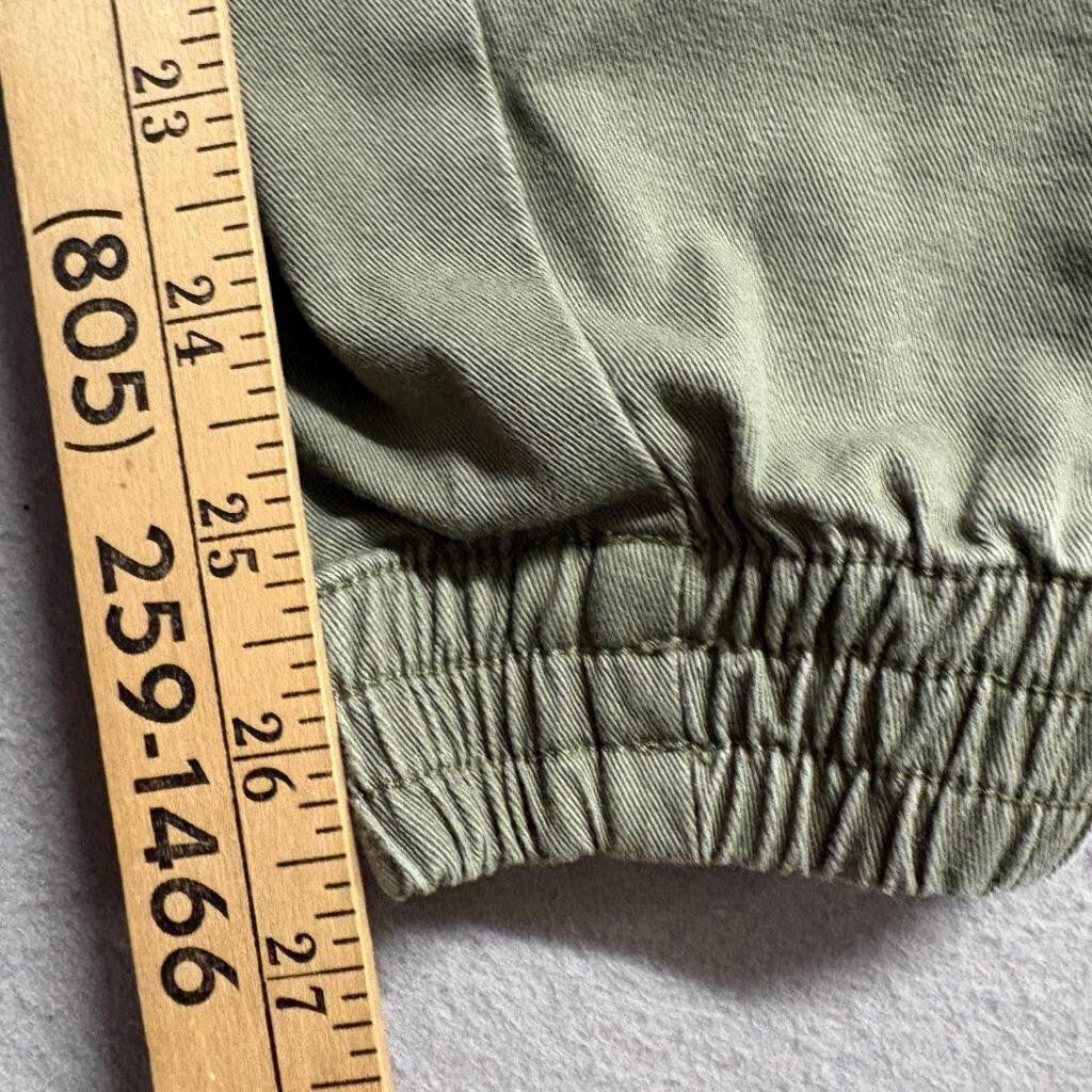 Fivestar General Cargo Jogger Pants Womens 0/24 Olive Green Cotton Utility