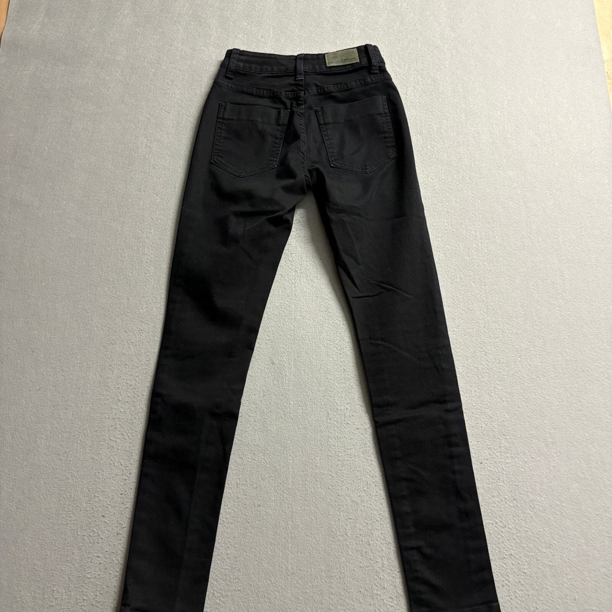 Carmar Denim Los Angeles Womens Skinny Jeans Size 24 Black Stretch Made in USA