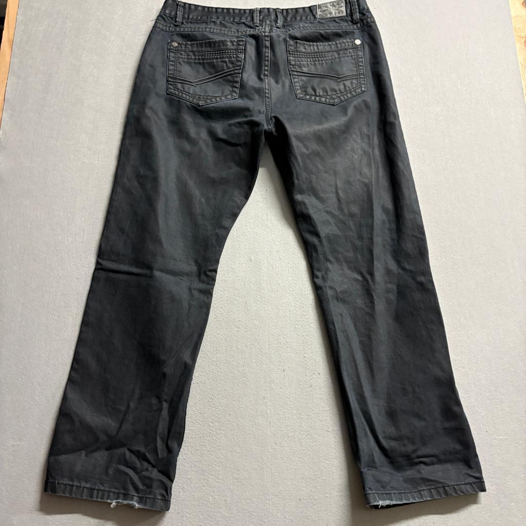 Giorgio Armani Jeans Womens 38x32 Black Denim Straight Leg Pants