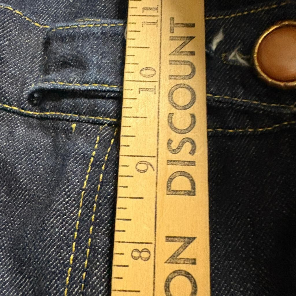 Sonia Rykiel Vintage Wide Leg Denim Jeans Womens Blue High Rise 31x28