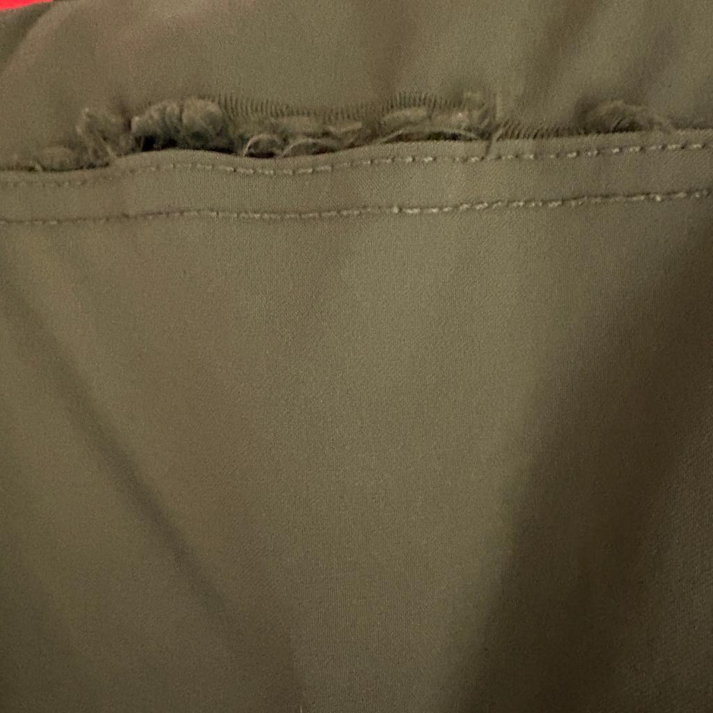 Gerry Mens Lined Hiking Pants 36x32 Green Nylon Spandex Fleece Lined Outdoor