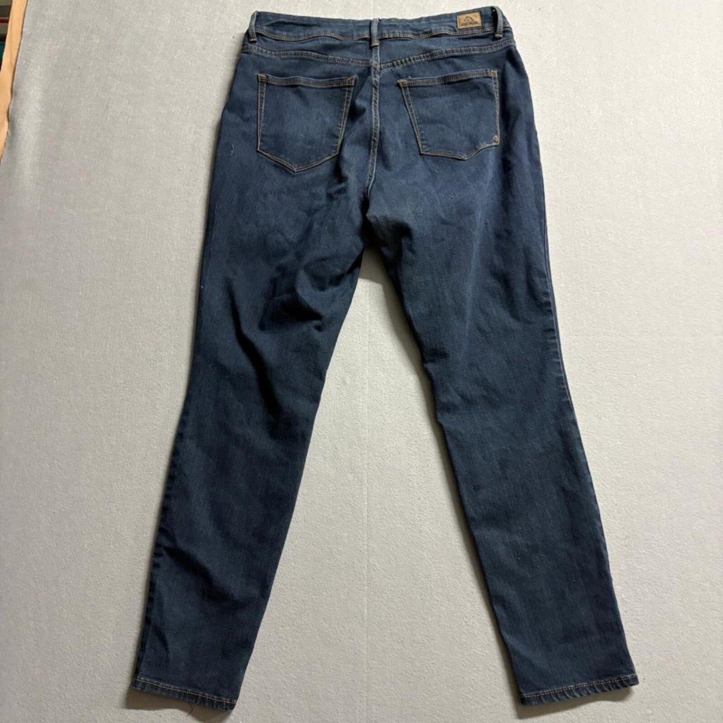 Jordache Skinny Jeans Womens 16W Dark Wash Blue Stretch Denim High Rise