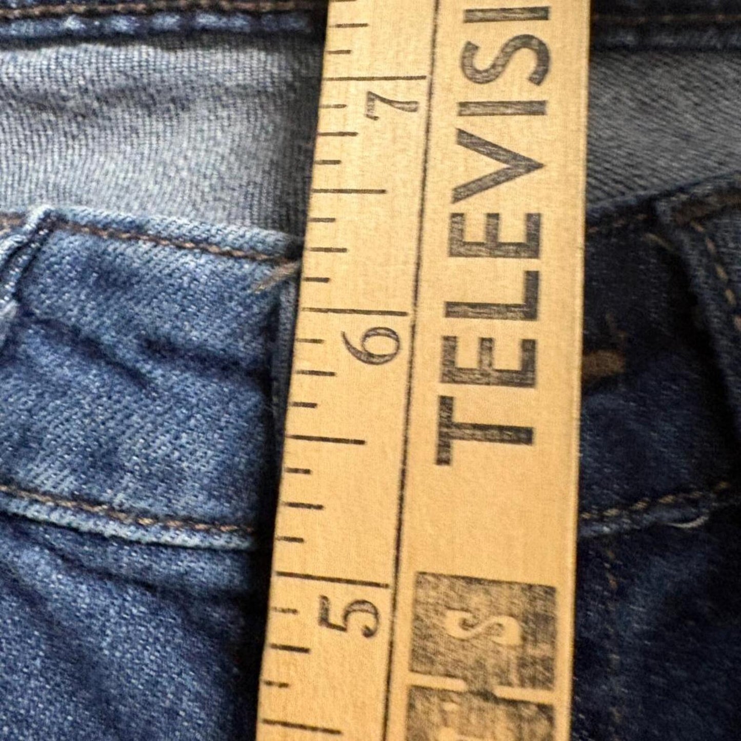Levis 515 Bootcut Jeans Womens Size 7 Medium Blue Denim Flap Pocket Low Rise