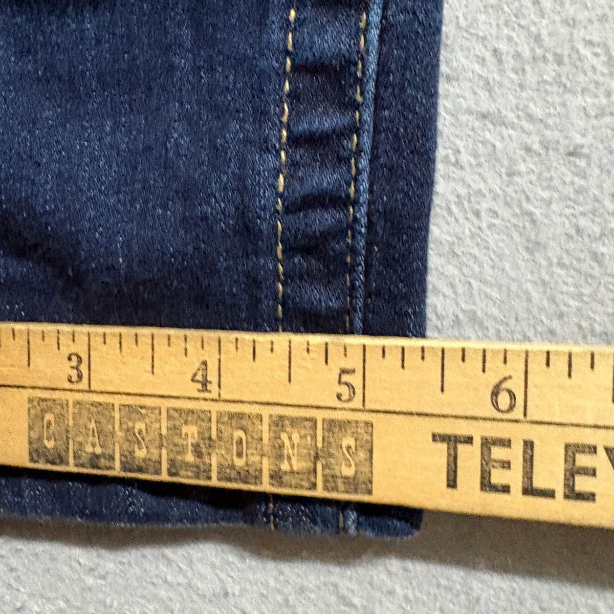Seven7 Womens Tummyless High Rise Skinny Jeans Size 10 Dark Wash Stretch Denim