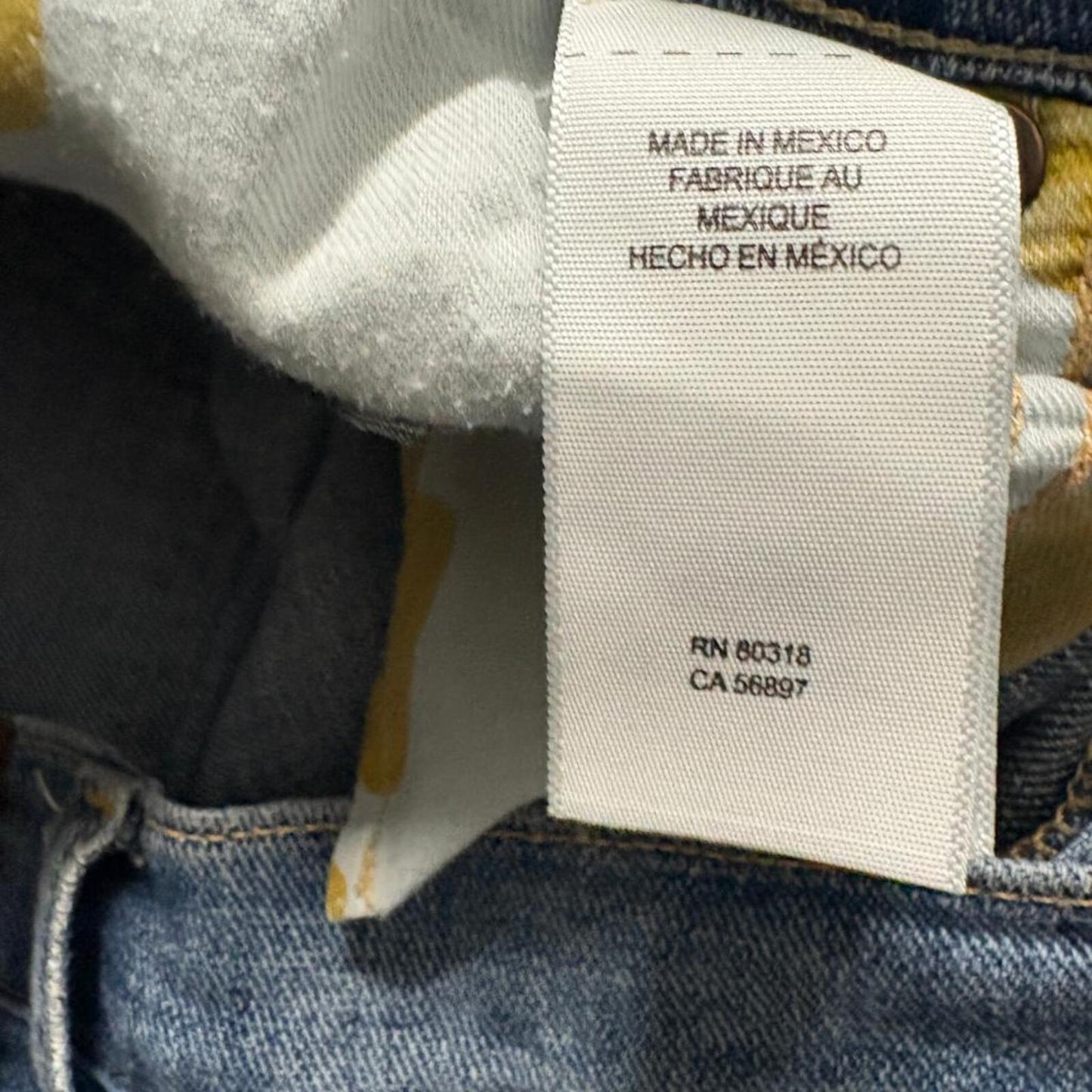 Lucky Brand Sienna Cigarette Jeans Womens 10 30 Blue Denim Stretch Crop Ankle