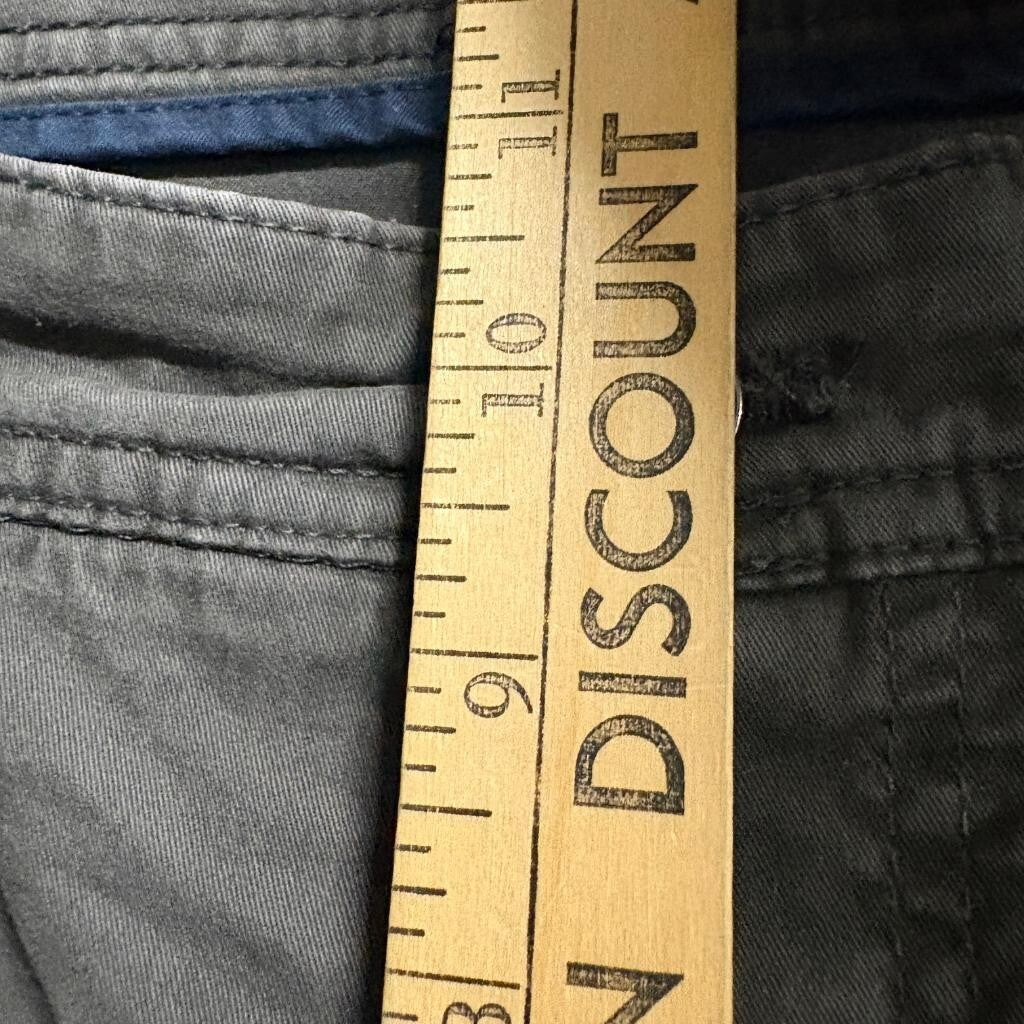 English Laundry Mens Pants 36x32 Gray Cotton Blend Stretch Straight Leg Chino